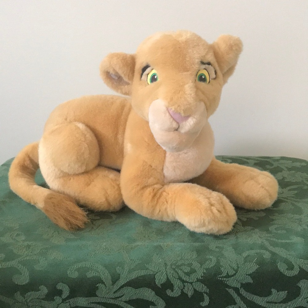 DISNEY STORE Young Nala 13” Plush Stuffed Animal